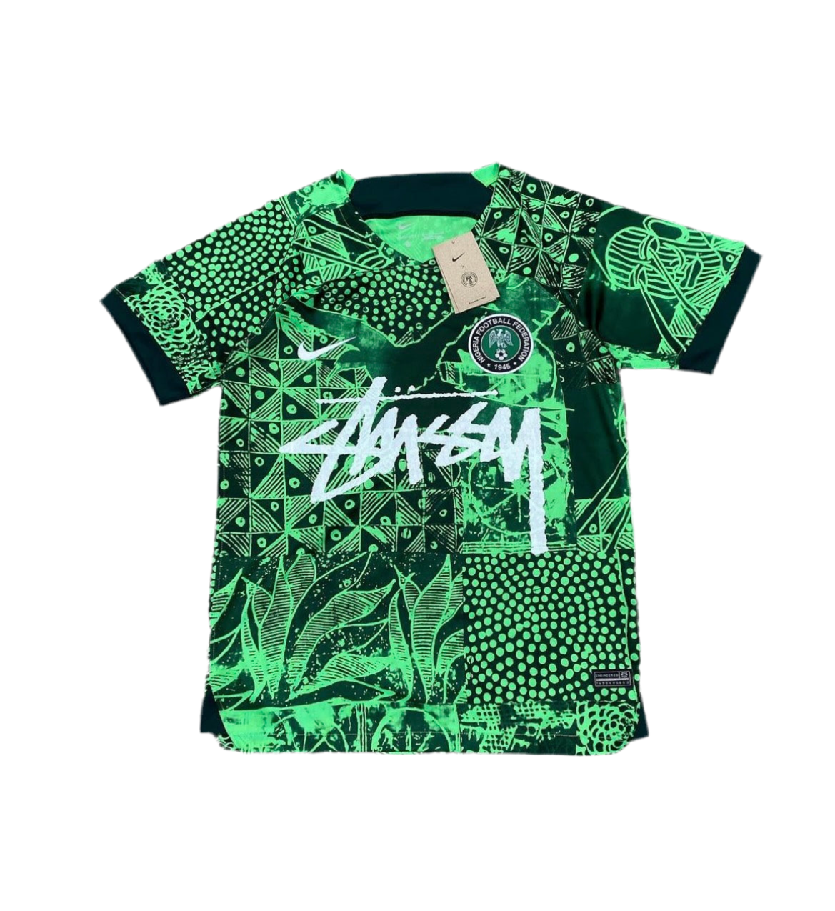 STÜSSY X “NIGERIA” JERSEY – CMY