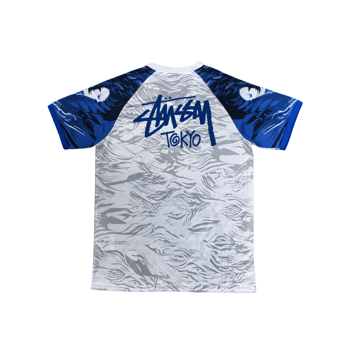 STÜSSY x “JAPAN” JERSEY - BLUE DRAGON