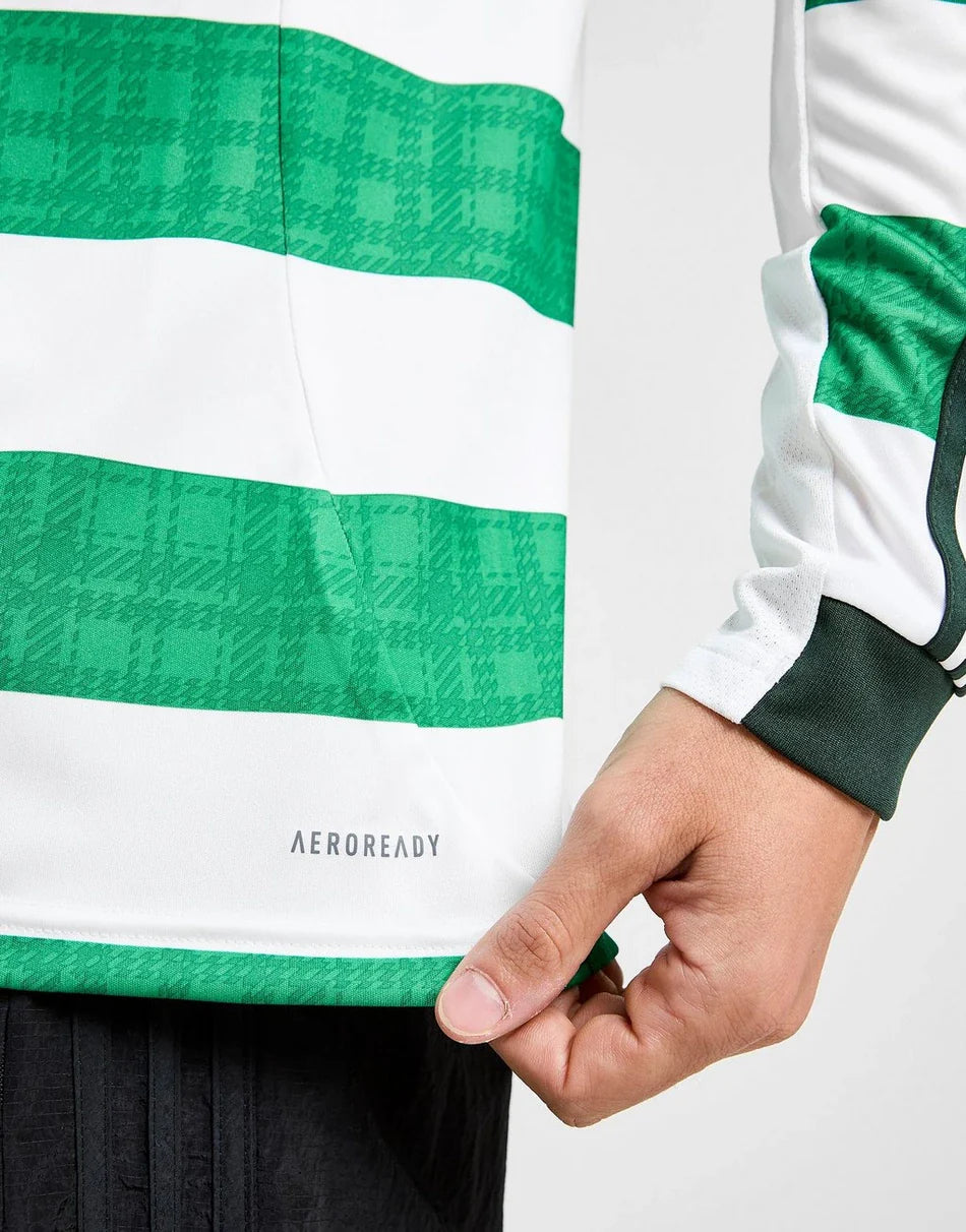 ADIDAS CELTIC 2025/26 LONG SLEEVE HOME JERSEY