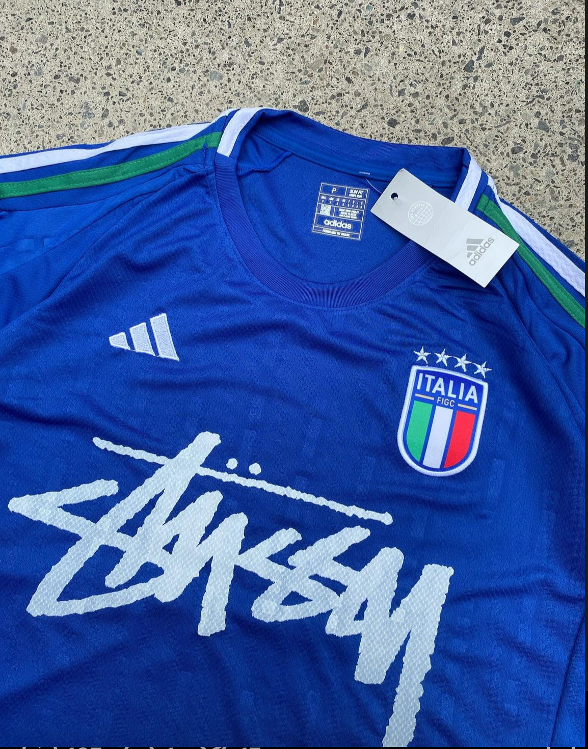 STÜSSY X “ITALY” JERSEY -  BLUE