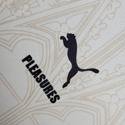 23/24 AC Milan x PLEASURES White Fourth Jersey