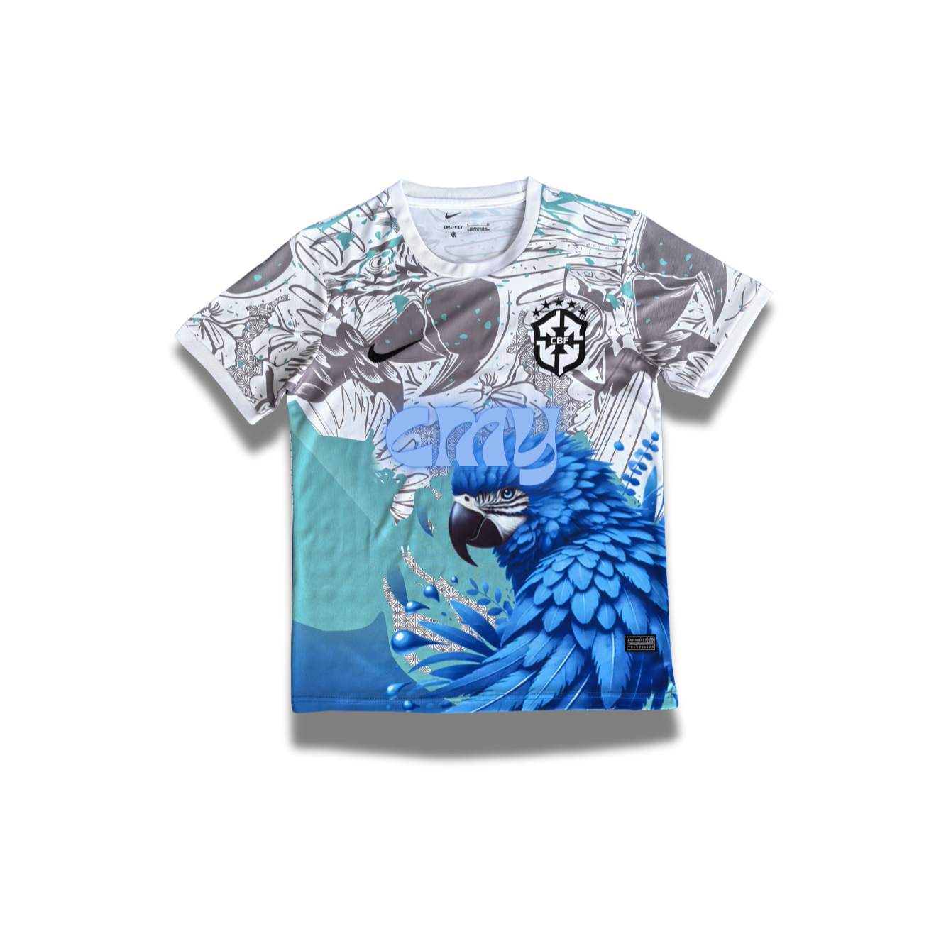 CMY x “BRASIL” TROPICAL JERSEY – BLUE AURORA ARARA EDITION