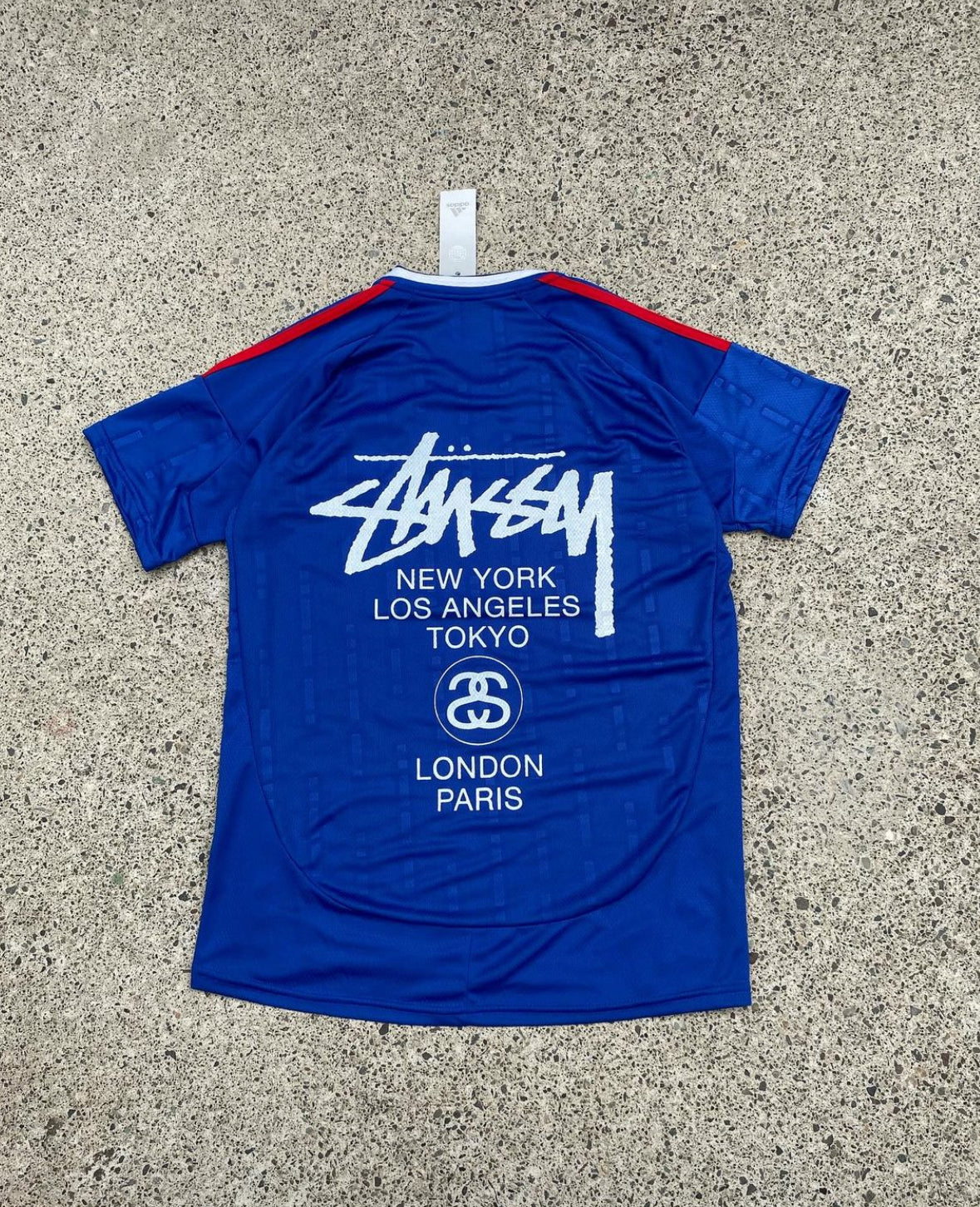 STÜSSY X “ITALY” JERSEY -  BLUE