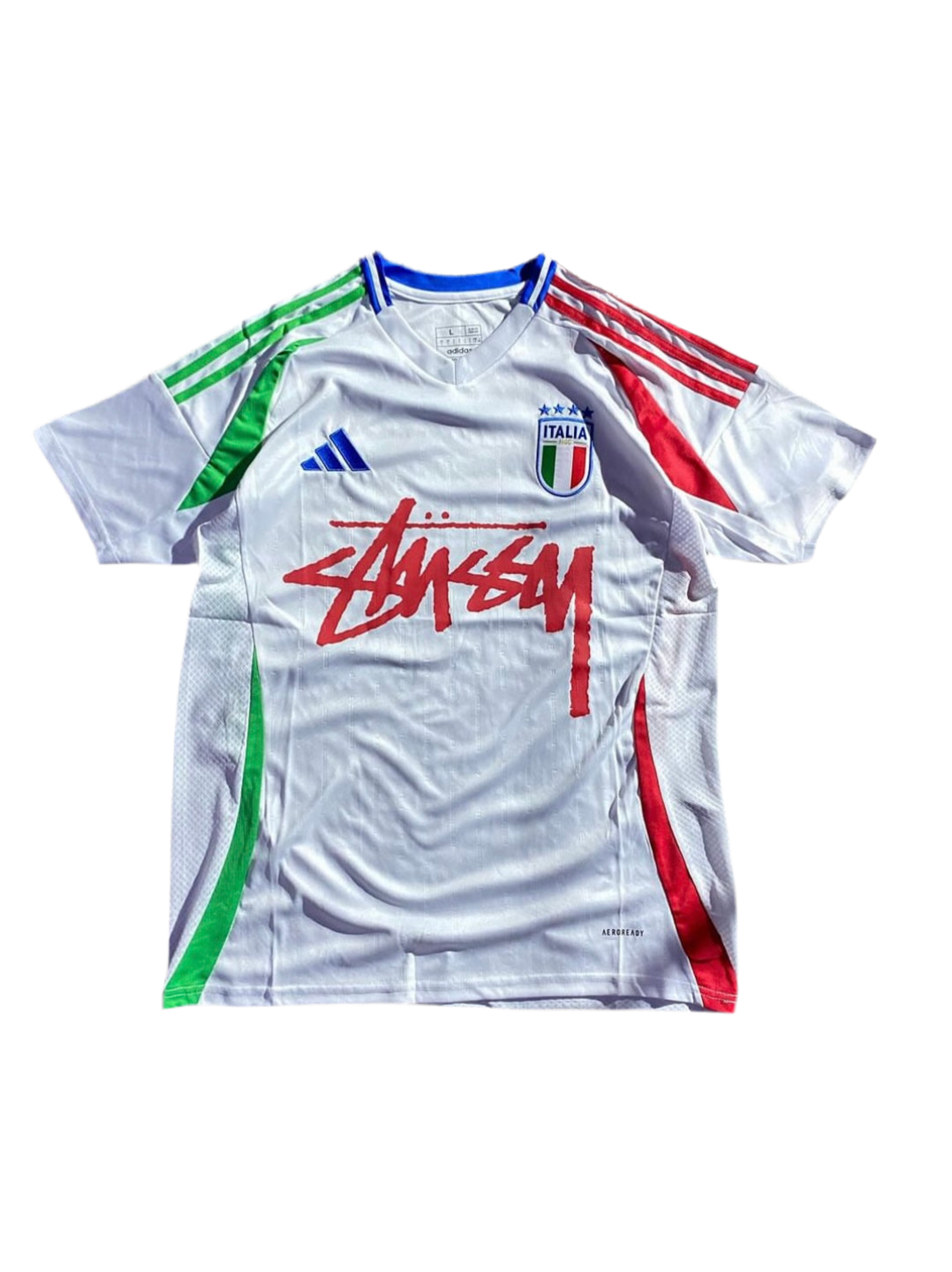 STÜSSY X “ITALY” JERSEY - white