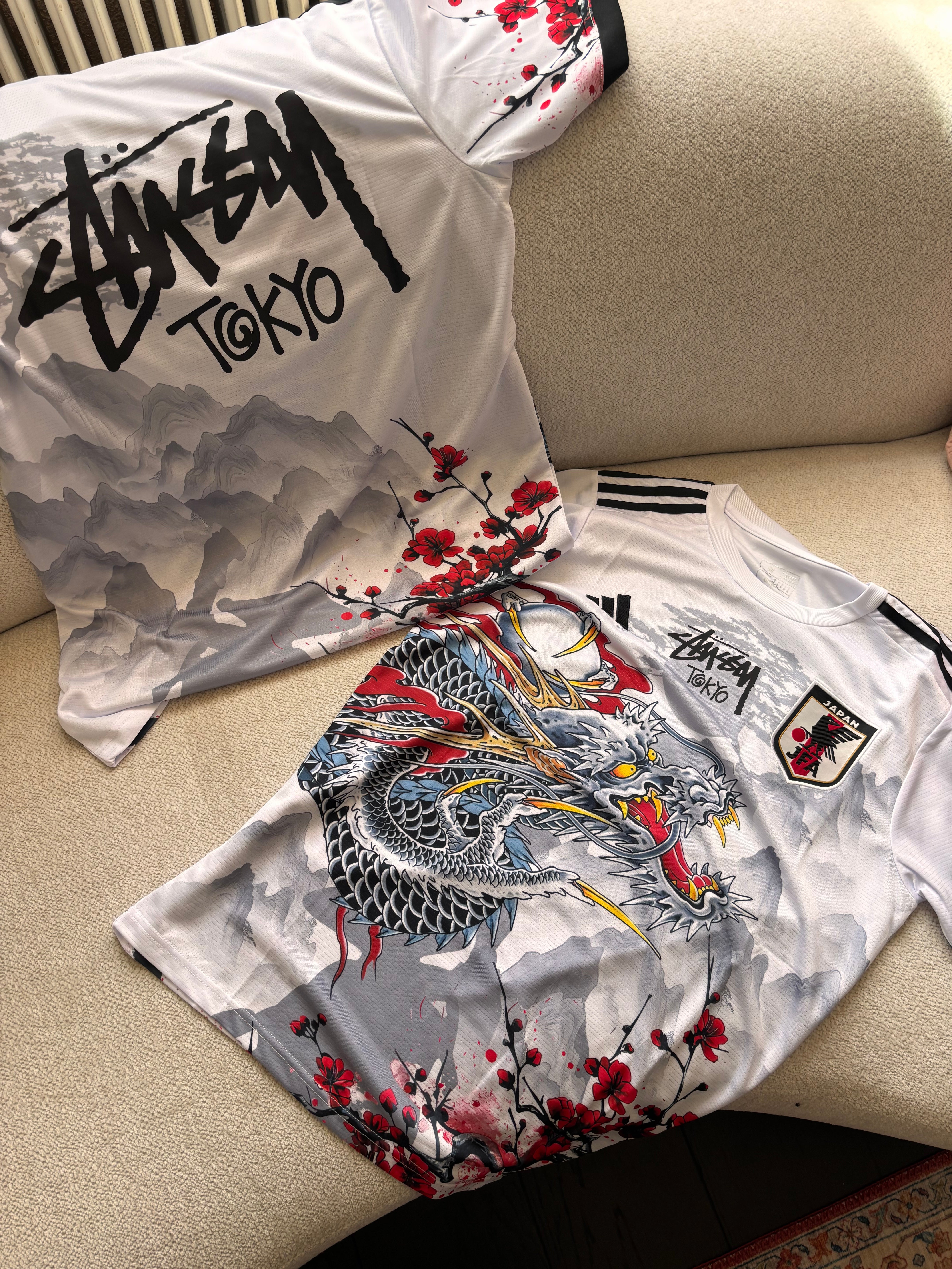 yoo出品  STUSSYレアset Stussy x Nexus7 Skull T Shirt M Gray Blue Multiple Technix 2004