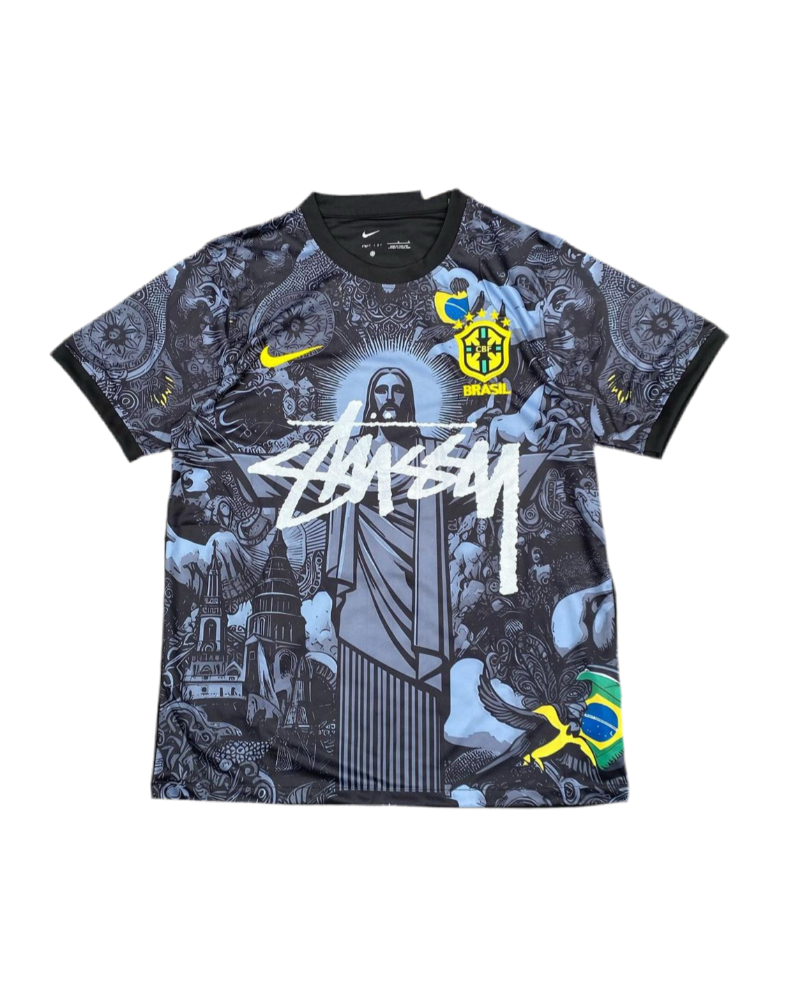 STÜSSY 2024 special edition Brazil black kit - Jesus edition (KIDS SIZES)