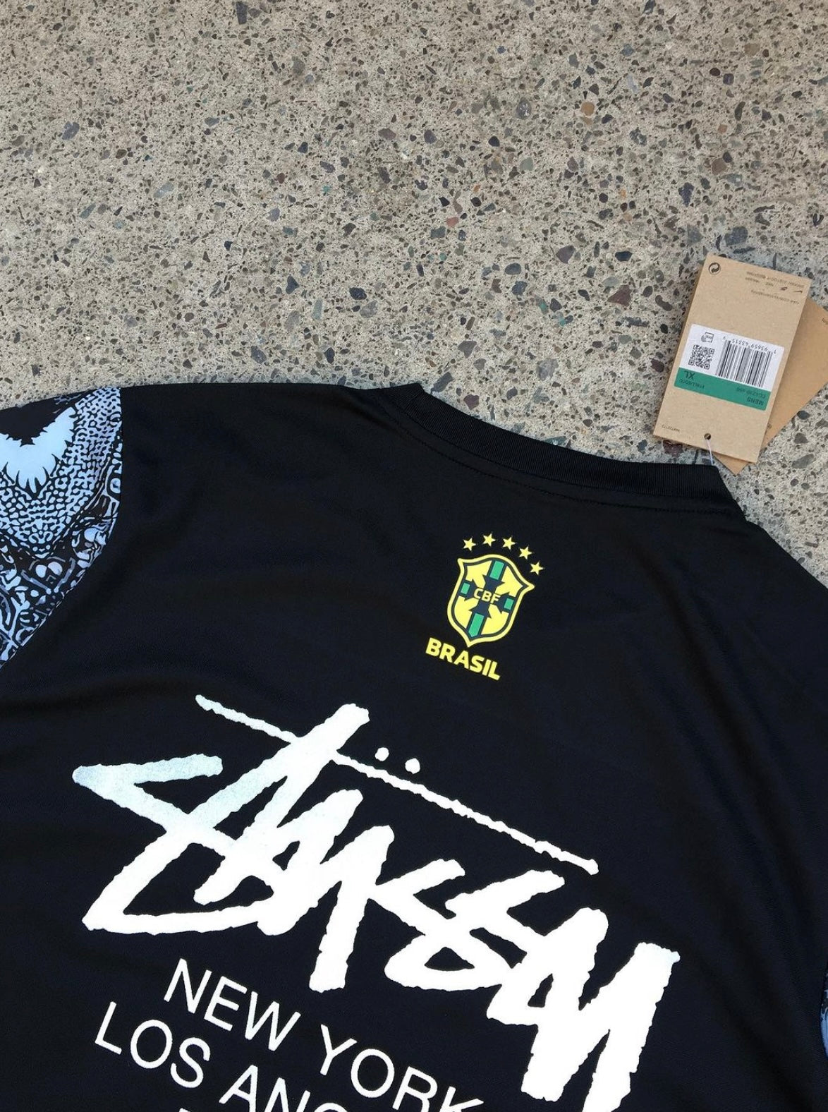 STÜSSY 2024 special edition Brazil black kit - Jesus edition (KIDS SIZES)