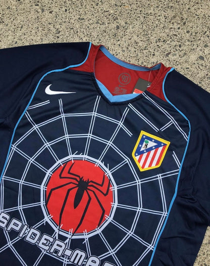 STÜSSY x “ATLETICO MADRID” JERSEY (SPIDERMAN EDITION)