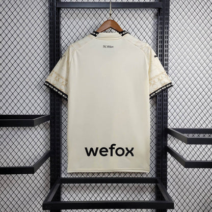 23/24 AC Milan x PLEASURES White Fourth Jersey