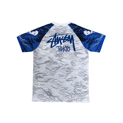 STÜSSY x “JAPAN” JERSEY - BLUE DRAGON