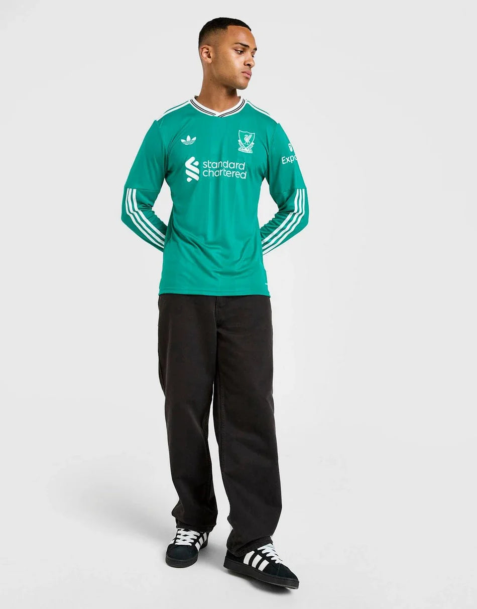 ADIDAS LIVERPOOL FC 25/26 THIRD SHIRT WITH LONG SLEEVES