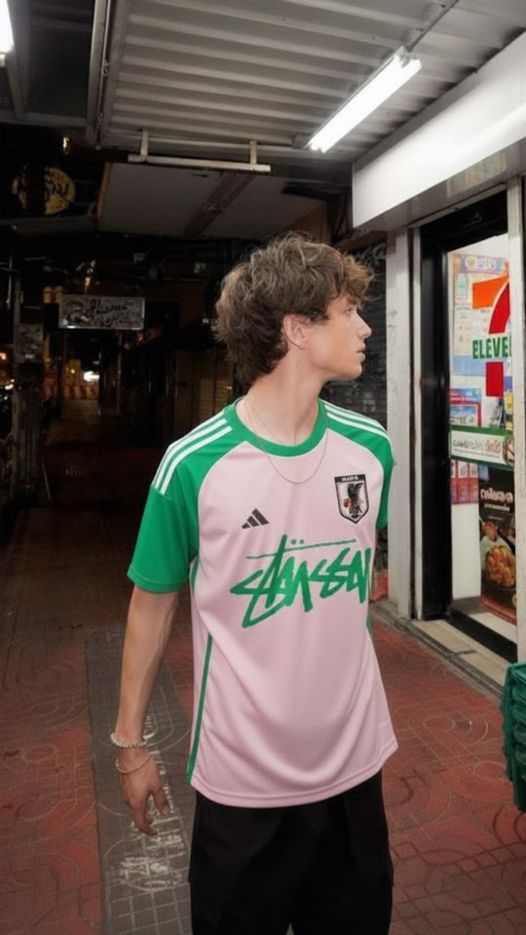 STÜSSY x “JAPAN” JERSEY - PINK